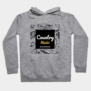 country music I love retro Hoodie